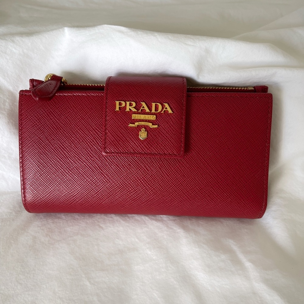 Prada - Wallet - Red